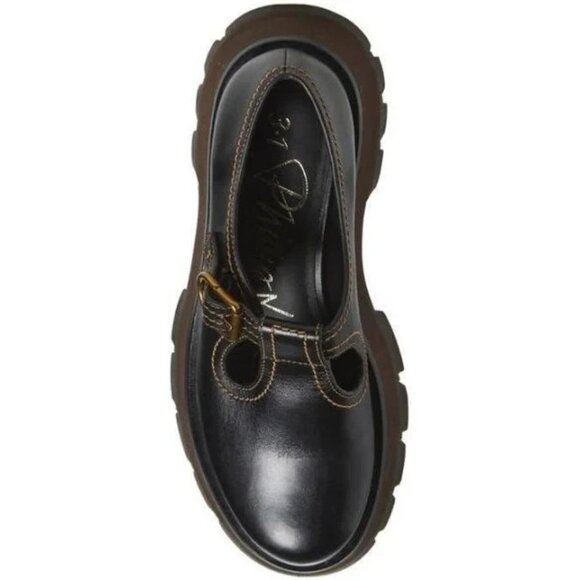 NEW 3.1 Phillip Lim Women's Kate-Lug Sole Mary Jane BLACK SIZE 9/100%AUTHENTIC - Picture 4 of 10